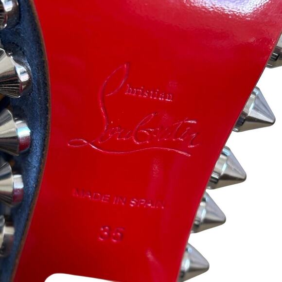 CHRISTIAN LOUBOUTIN MASSIVACTIC 160 SPIKE PLATFORM SANDALS 5/35 NEW SOLD OUT - Picture 8 of 8